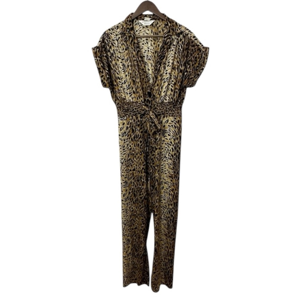 Vintage Leopard Print Jumpsuit